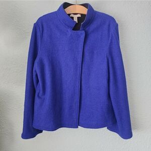 Chico's pure wool reversible jacket